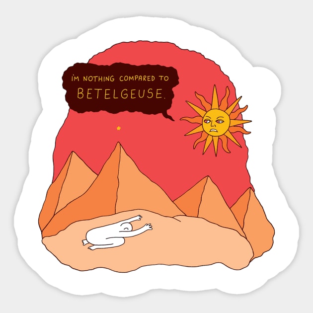 Betelgeuse Sticker by RaminNazer